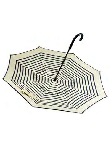 Guy De Jean JPG400 - POLYESTER - NOIR/IVOIRE parapluie Parapluies