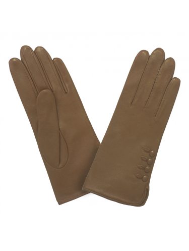 Glove Story 21153ST - CUIR D'AGNEAU - CORK/C glove story 4 boutons tactile gants femme Gants
