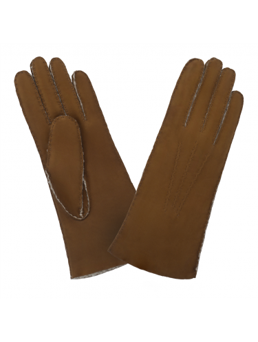 Glove Story 21154CU - AGNEAU VELOURS - CAMEL gants femme Gants