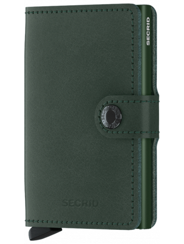 Secrid M - CUIR DE VACHETTE - GREEN secrid miniwallet original porte cartes Porte-cartes