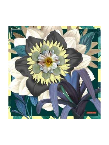 La Seta Mantero 2768JT601 - SOIE - IVOIRY - 4 lacroix foulard flowersworks Foulards/Etoles