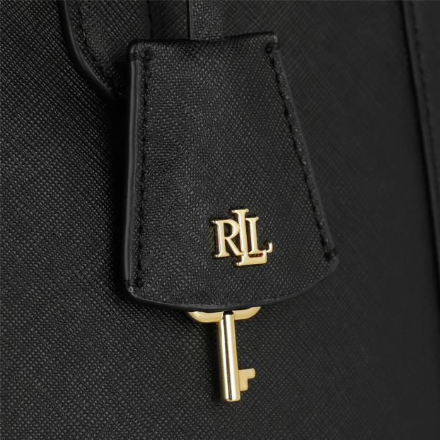 Ralph Lauren BROOKE 37  LARGE - CUIR DE VACHE brooke large porte main Sac porté main