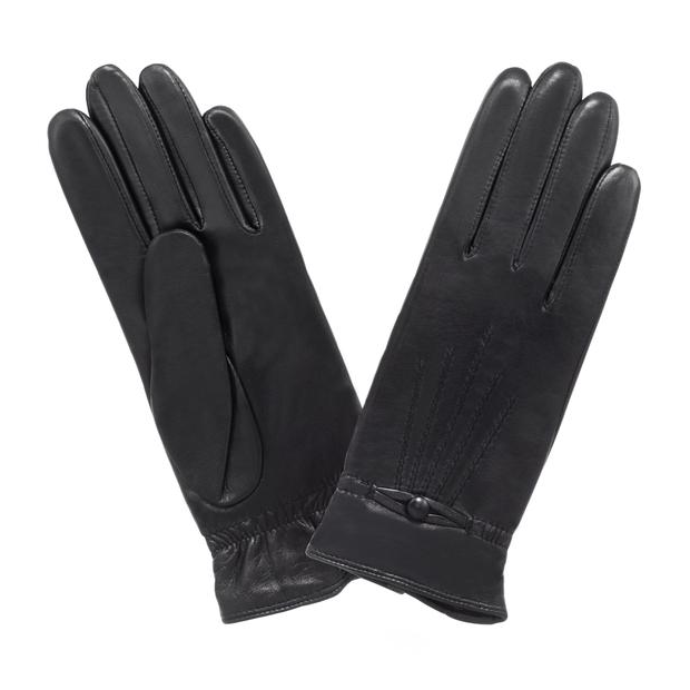 Glove Story 21191CA - CUIR D'AGNEAU - NOIR gants femme Gants