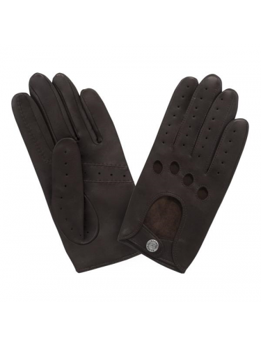 Glove Story 22035NF - CUIR D'AGNEAU - BRUN - gants h conduite Gants