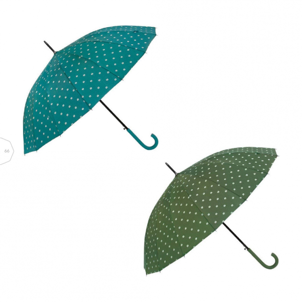 clima 3428 - POLYESTER - BLEU CANARD clima punto parapluie canne Parapluies