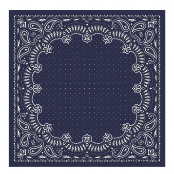 Longchamp 50586/SOIE - NAVY longchamp foulard le bandana carre de soie