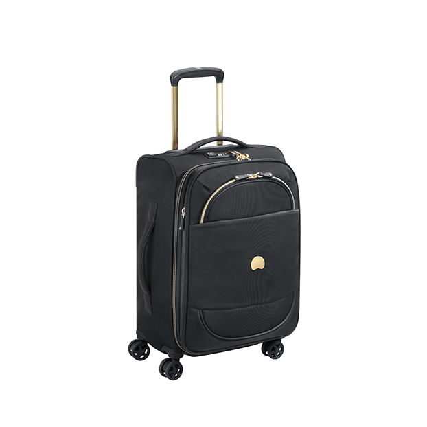 Delsey 2018801 - POLYESTER - NOIR - 00 Delsey-Montrouge-valise 55cm extensible-Bagage Bagages cabine