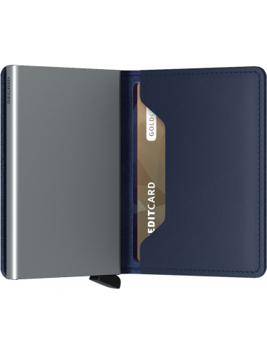 Secrid SO - CUIR DE VACHETTE - NAVY porte-cartes Porte-cartes
