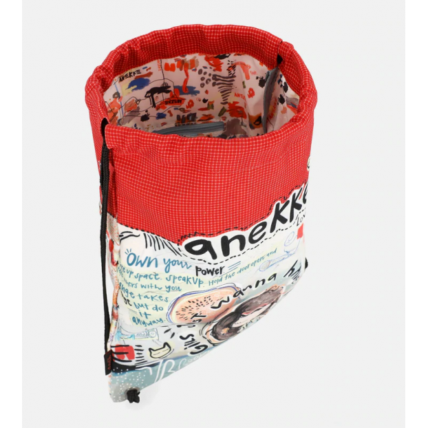 Anekke 34700-701 - POLYESTER - ROUGE aneeke-méditérranéen-sac à dos simple Sacs à mains