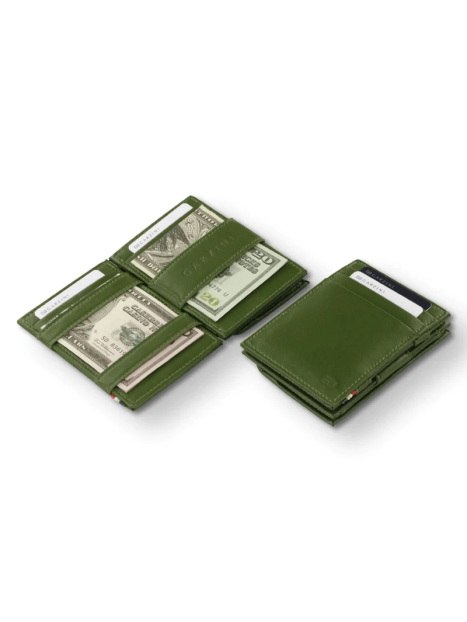Garzini MW-CP1 - CUIR VÉGETAL - CACTUS G garzini-magic wallet-porte cartes rfid monnaie Porte-cartes