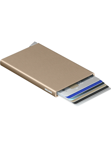 Secrid CFR - ALUMINIUM - SAND secrid card protector- etui cartes Porte-cartes