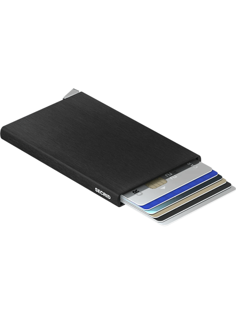 Secrid CFR - ALUMINIUM - BLACK secrid card protector- etui cartes Porte-cartes