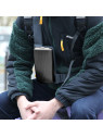 Ögon Design PHONE BAG - ALUMINIUM - NOIR ögon-phone bag-banane bandoulière Sac business