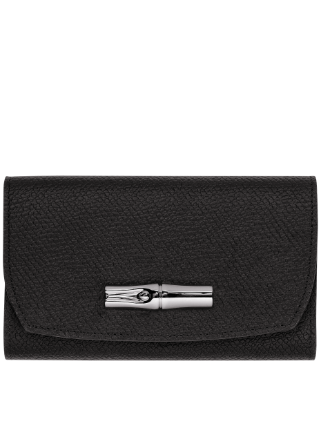 Longchamp 30002/HPN - CUIR DE VACHETTE - N longchamp roseau portefeuille compact Porte-monnaie