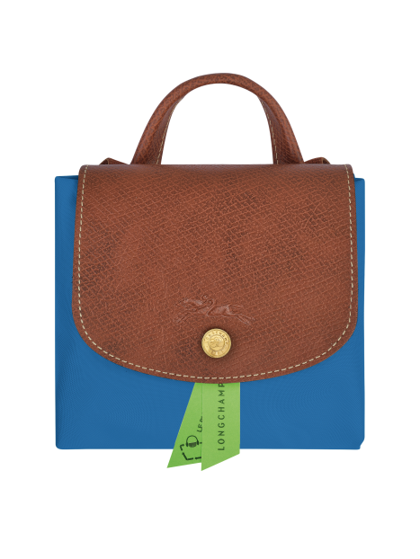 Longchamp 1699/089 - NYLON ET CUIR - COBAL longchamp-pliage original-sac à dos Sacs à mains