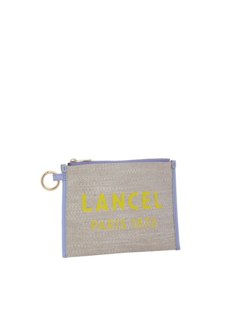 Lancel A12354 - TOILE DE JUTE - LAVANDE lancel summer tote pochette Pochettes