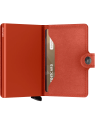 Secrid M - CUIR DE VACHETTE - ORANGE. secrid miniwallet original porte cartes Porte-cartes