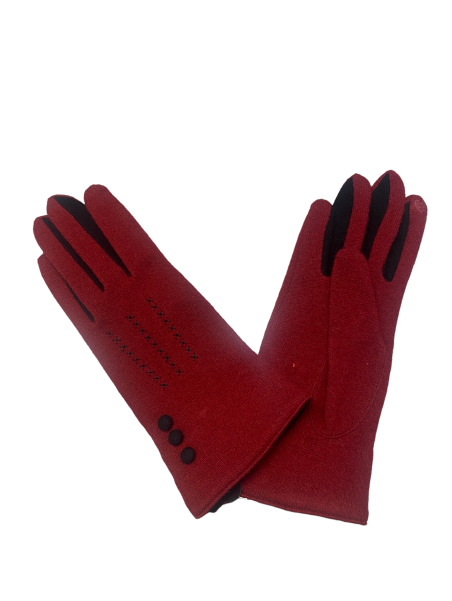 Glove Story 31161NF - LAINE/NYLON - BORDEAUX glove story gant femme Gants