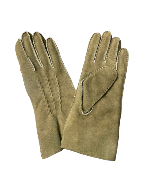 Glove Story 21154CU - AGNEAU VELOURS - LODEN gants femme Gants