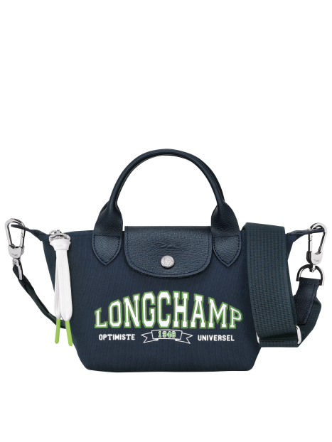 Longchamp 1500/HEA - COTON - MARINE - 006 longchamp-le pliage université-porté main xs Sac porté travers