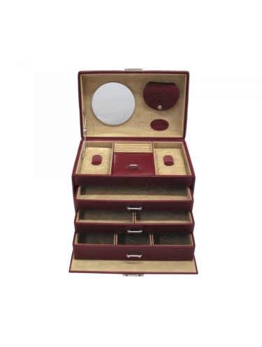 Steinmann 3671 - POLYURÉTHANE - ROUGE FONC steinmann coffret bijoux 3 tiroirs Coffrets à bijoux