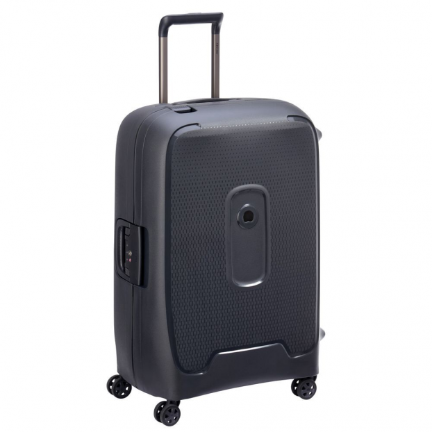 Delsey 3844820 - POLYPROPYLÈNE - ANTHRA MONCEY - VALISE TROLLEY 4 DOUBLES ROUES 69 CM Valises