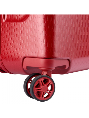 Delsey 1621803 - POLYCARBONATE - ROUGE  TURENNE - La plus légère des valises rigides ! Bagages cabine