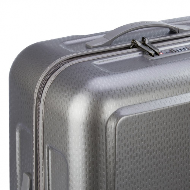 Delsey 1621820 - POLYCARBONATE - ARGENT TURENNE - La plus légère des valises rigides ! Valises