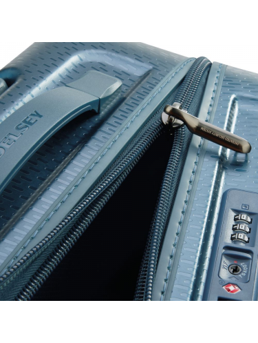 Delsey 1621820 - POLYCARBONATE - BLEU N TURENNE - La plus légère des valises rigides ! Valises